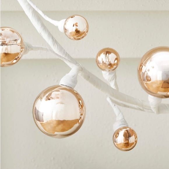 CB2 gold champagne colored ball garland. - Picture 3 of 5